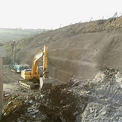 İksa İşleri - Zemin Çivisi, Püskürtme Beton Uygulaması