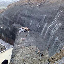 İksa İşleri - Zemin Çivisi, Püskürtme Beton Uygulaması