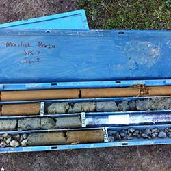 İnceleme Alanı Karot Sandığı Fotoğrafı