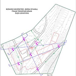 İnceleme Alanı Zemin Etüt Çalışması Vaziyet Planı