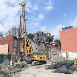 Shoring Works - Secant Bored Pile Construction