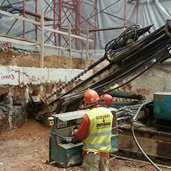 İksa İşleri - Mini Kazık Ankraj Uygulaması