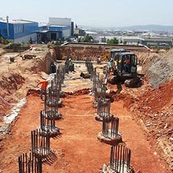 Zemin Güçlendirme İşleri - Fore Kazık Uygulaması