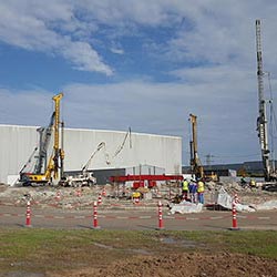 İlave Fabrika Binası Zemin Güçlendirme İşleri - Fore Kazık ve Jet Grout Uygulaması