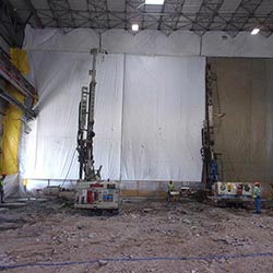 Mevcut Fabrika Binası Zemin Güçlendirme İşleri - Jet Grout Uygulaması